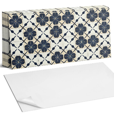 Dekorpanel falra Virágminta a háttérben