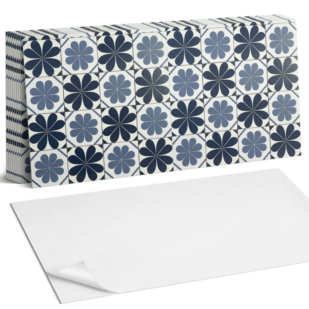 Pvc falburkolat Virágmintás csempéken