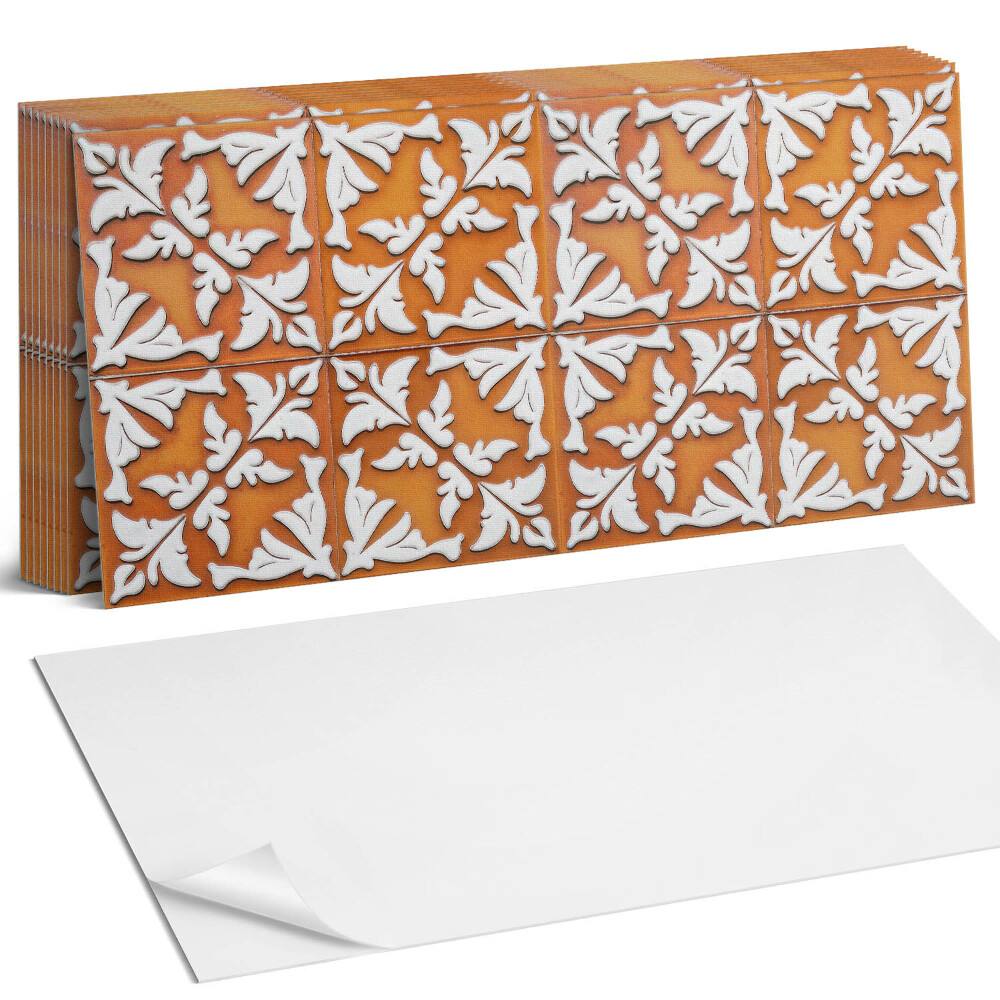 Falpanel Növényminta a csempéken