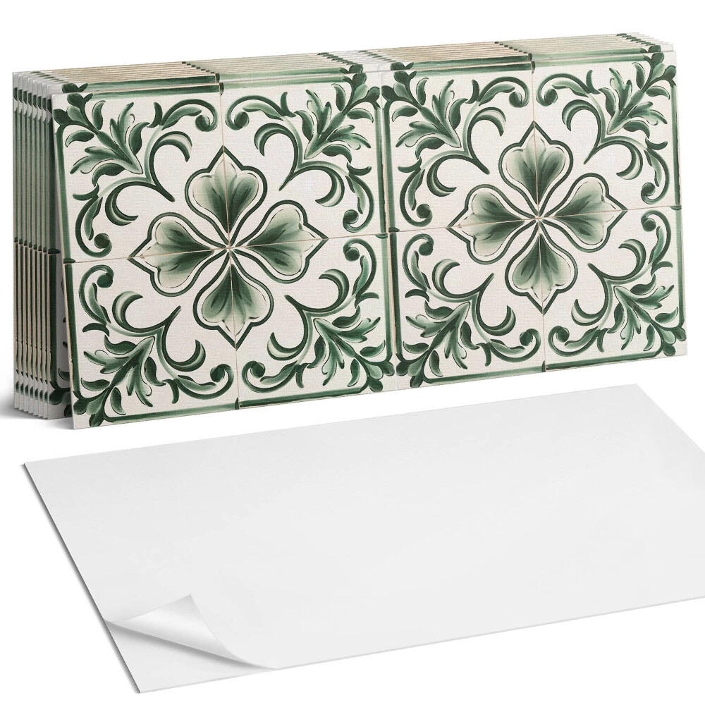 Dekorpanel falra Levelek és szívek mintája