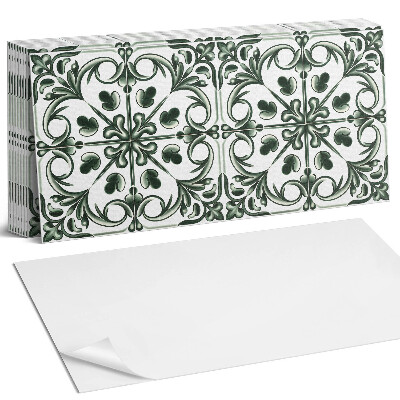 Pvc falburkolat Növényminta a csempében