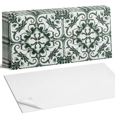 Falpanel Növényminta négyzetekben