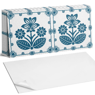 Dekorpanel falra Virágos dekoratív minta