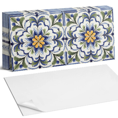 Falpanel Virágos kerámia minta