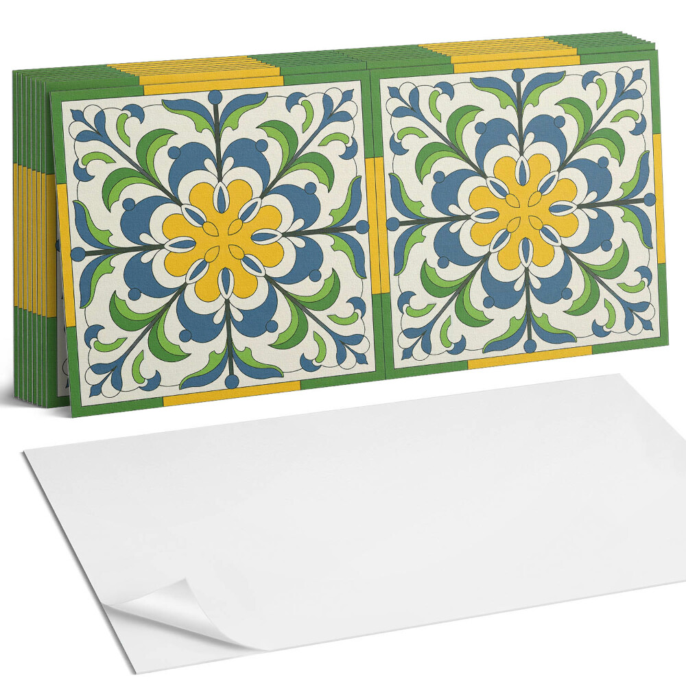 Pvc falburkolat Virágmotívum levelekkel