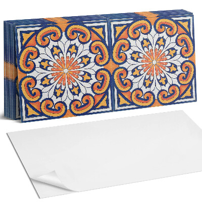 Falpanel Virágminta a háttérben