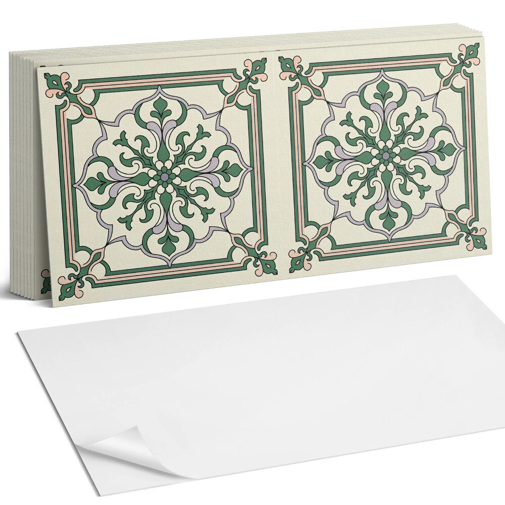 Öntapadó falburkolat Virágminta díszekkel