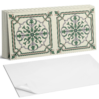 Öntapadó falburkolat Virágminta díszekkel