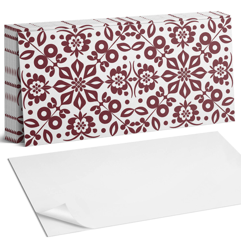 Pvc falburkolat Virágminta levelekkel