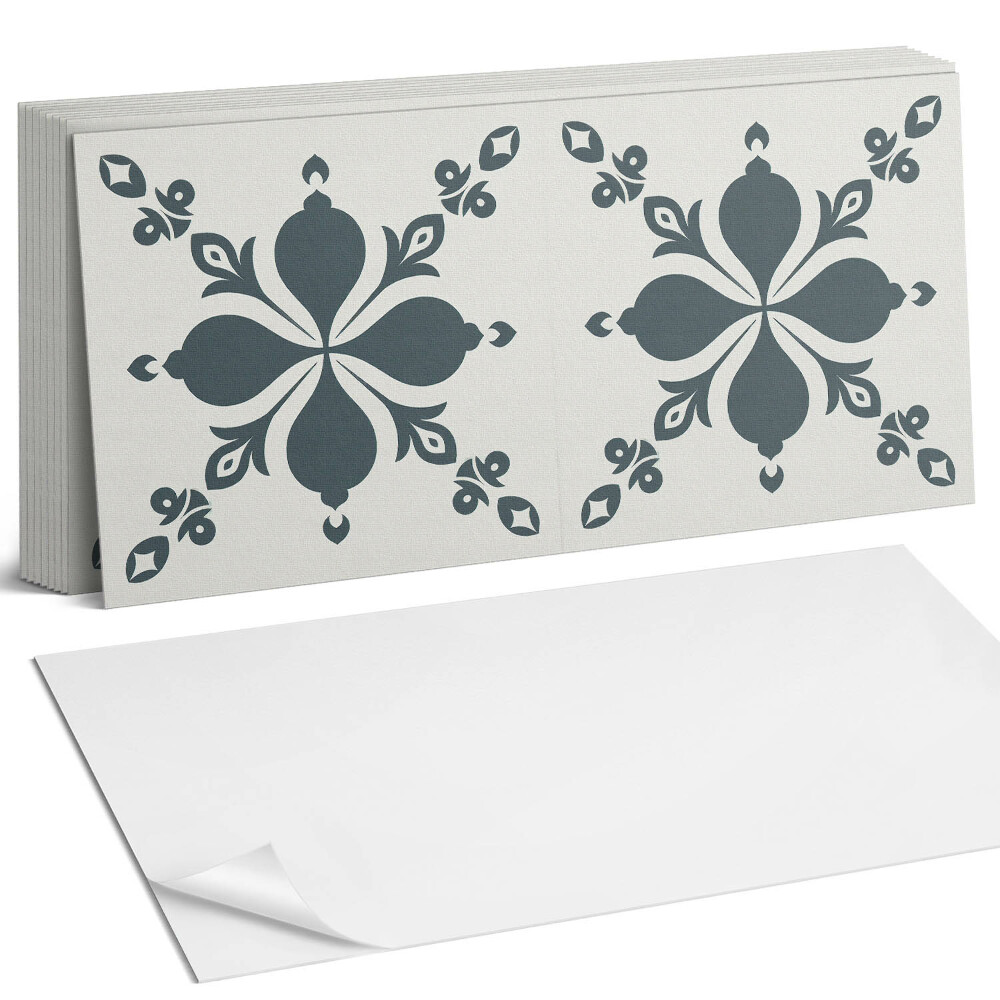 Dekorpanel falra Díszes minta levelekkel