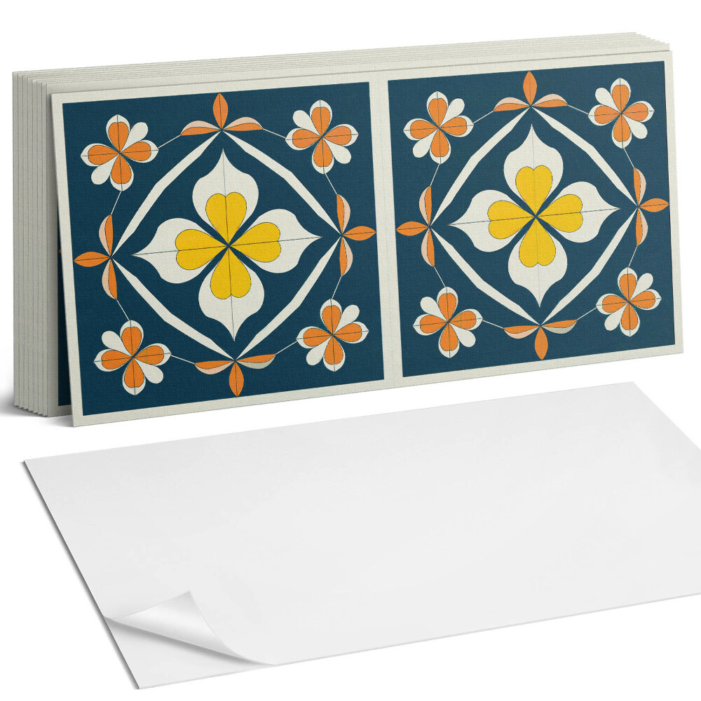 Pvc falburkolat Virágminta szimmetriával