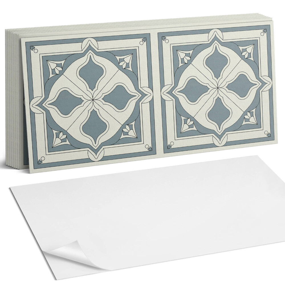 Öntapadó falburkolat Virágmintás csempéken