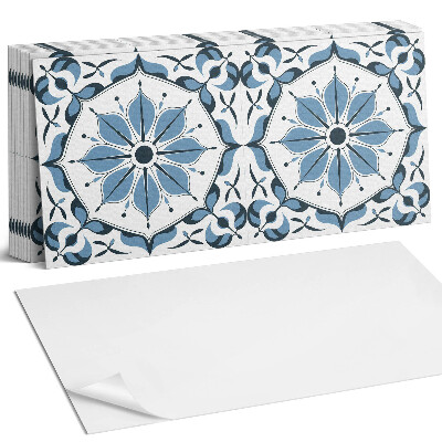 Öntapadó falburkolat Virágminta részletekkel