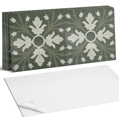 Öntapadó falburkolat Növényminta a csempéken