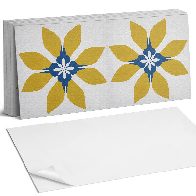 Pvc falburkolat Virágminta levelekkel