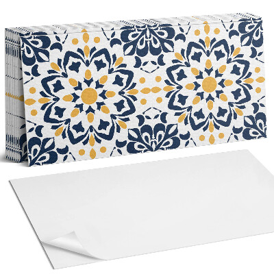 Öntapadó falburkolat Virágmintás mandala