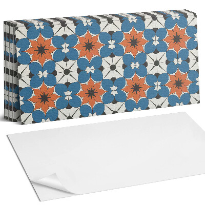 Pvc falburkolat Virágminta a háttérben