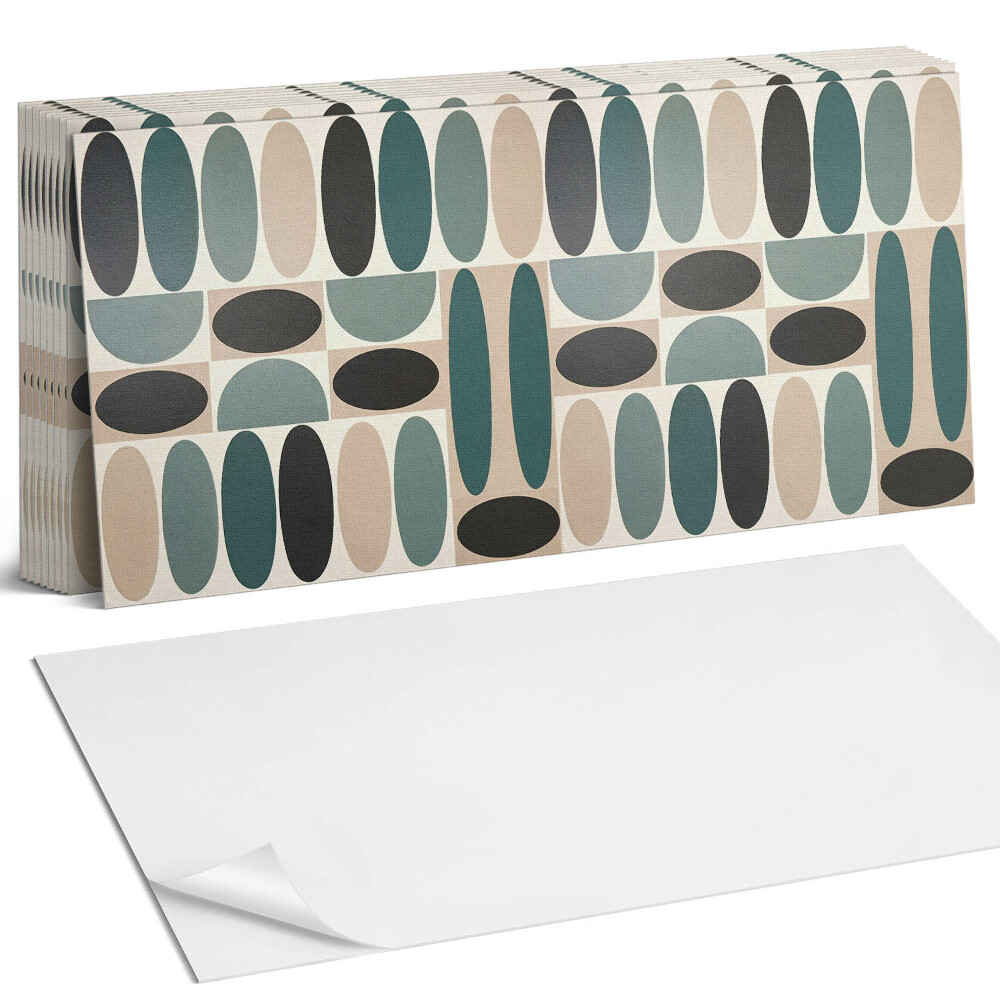 Falpanel Ovális formák mintázata