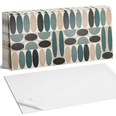 Falpanel Ovális formák mintázata