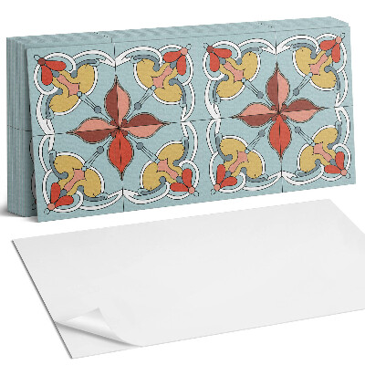 Pvc falburkolat Virágminta részletekkel