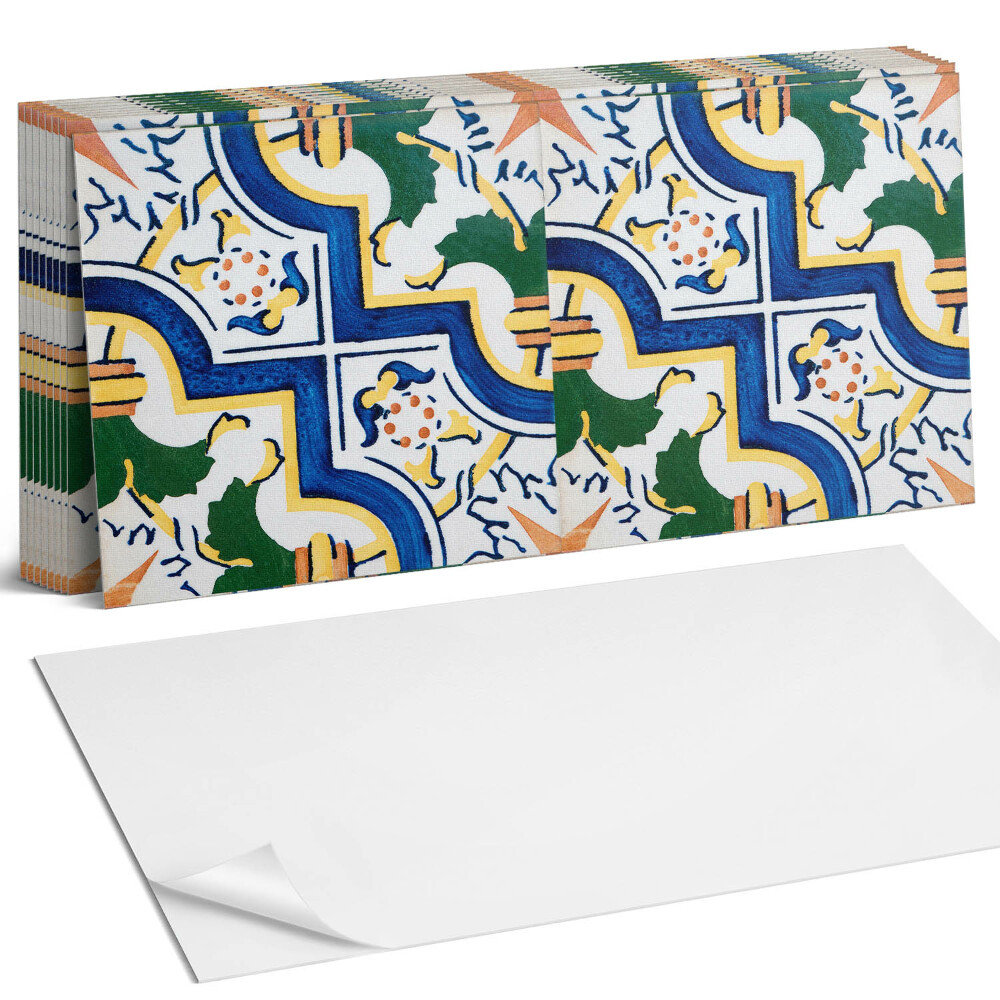 Öntapadó falburkolat Mintás csempék