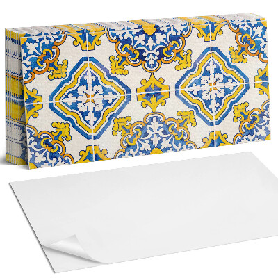 Pvc falburkolat Mozaikminta virágokkal