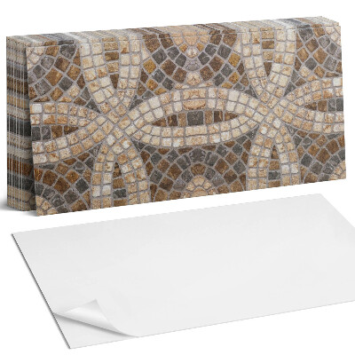 Öntapadó falburkolat Mozaikminta a szövésben