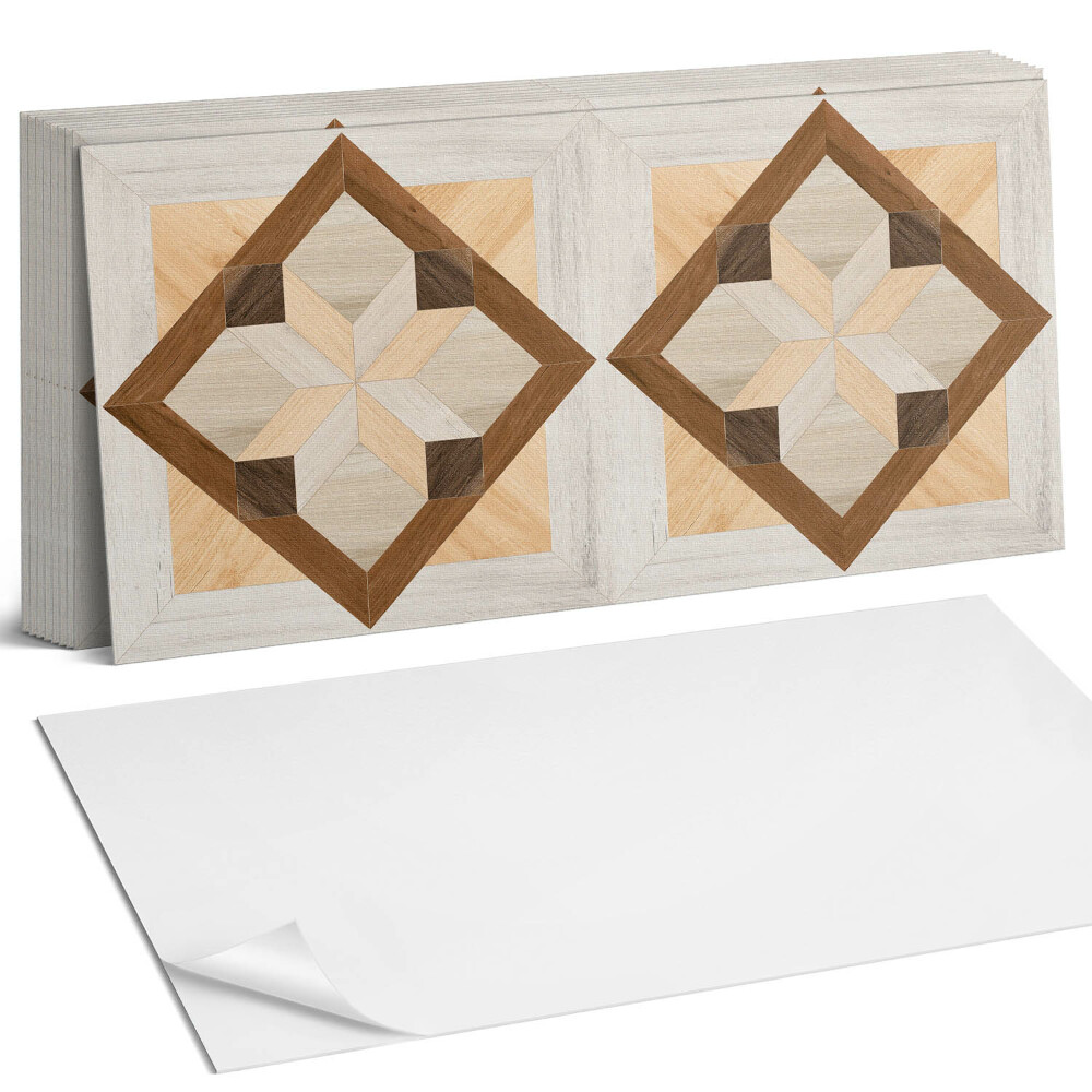 Öntapadó falburkolat Geometrikus minta négyzetben