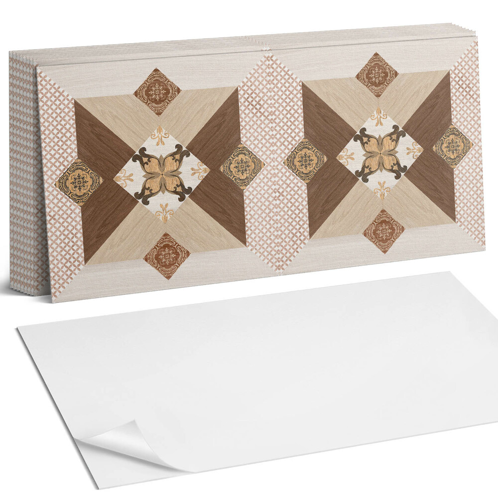 Falpanel Mozaikminta díszekkel