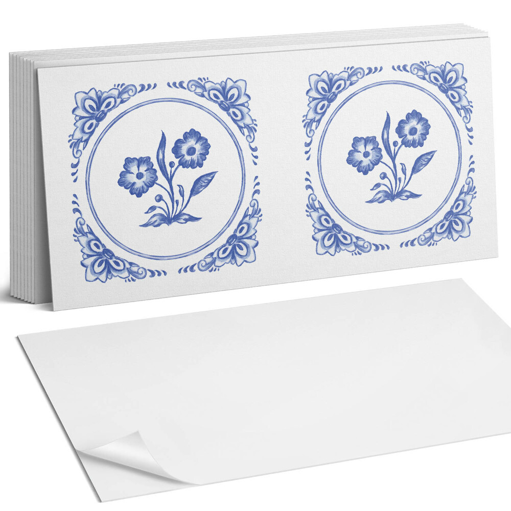 Öntapadó falburkolat Virágminta körben