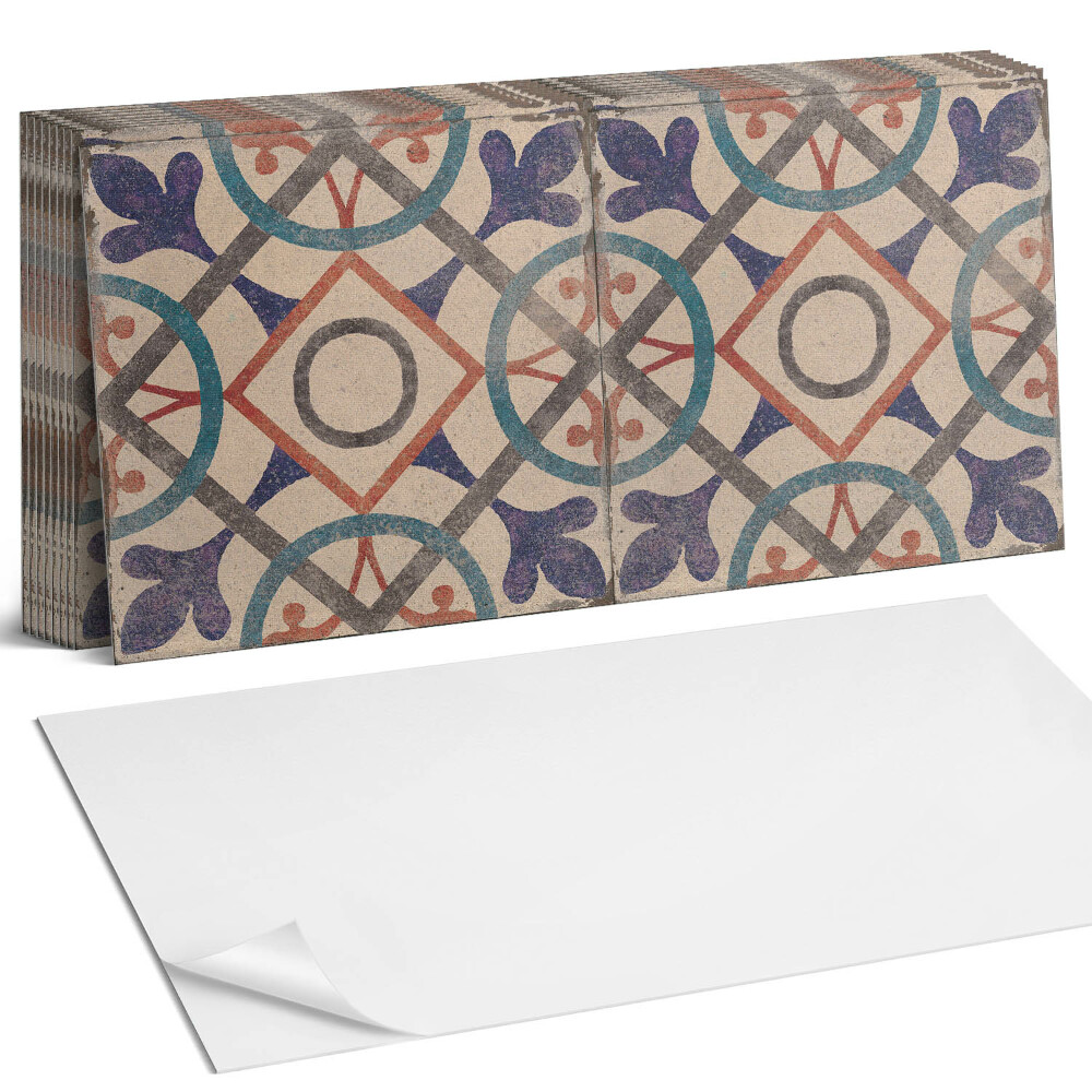 Pvc falburkolat Geometrikus minta körökkel