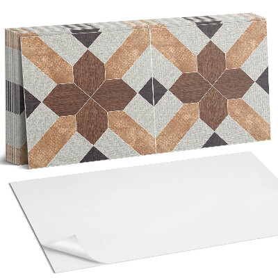 Öntapadó falburkolat Geometrikus minta motívummal