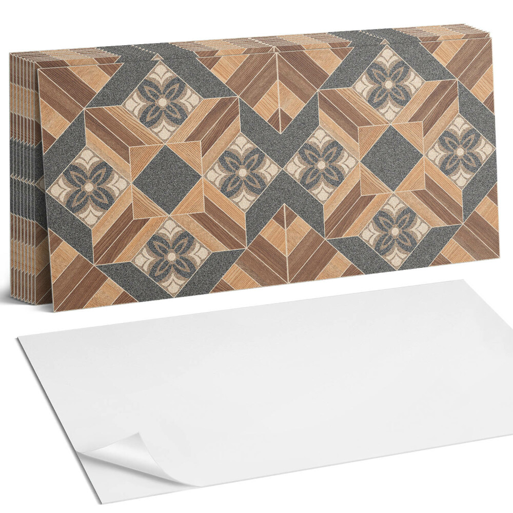 Dekorpanel falra Virágmotívumos minta