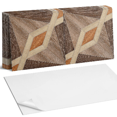 Öntapadó falburkolat Geometrikus fa minta