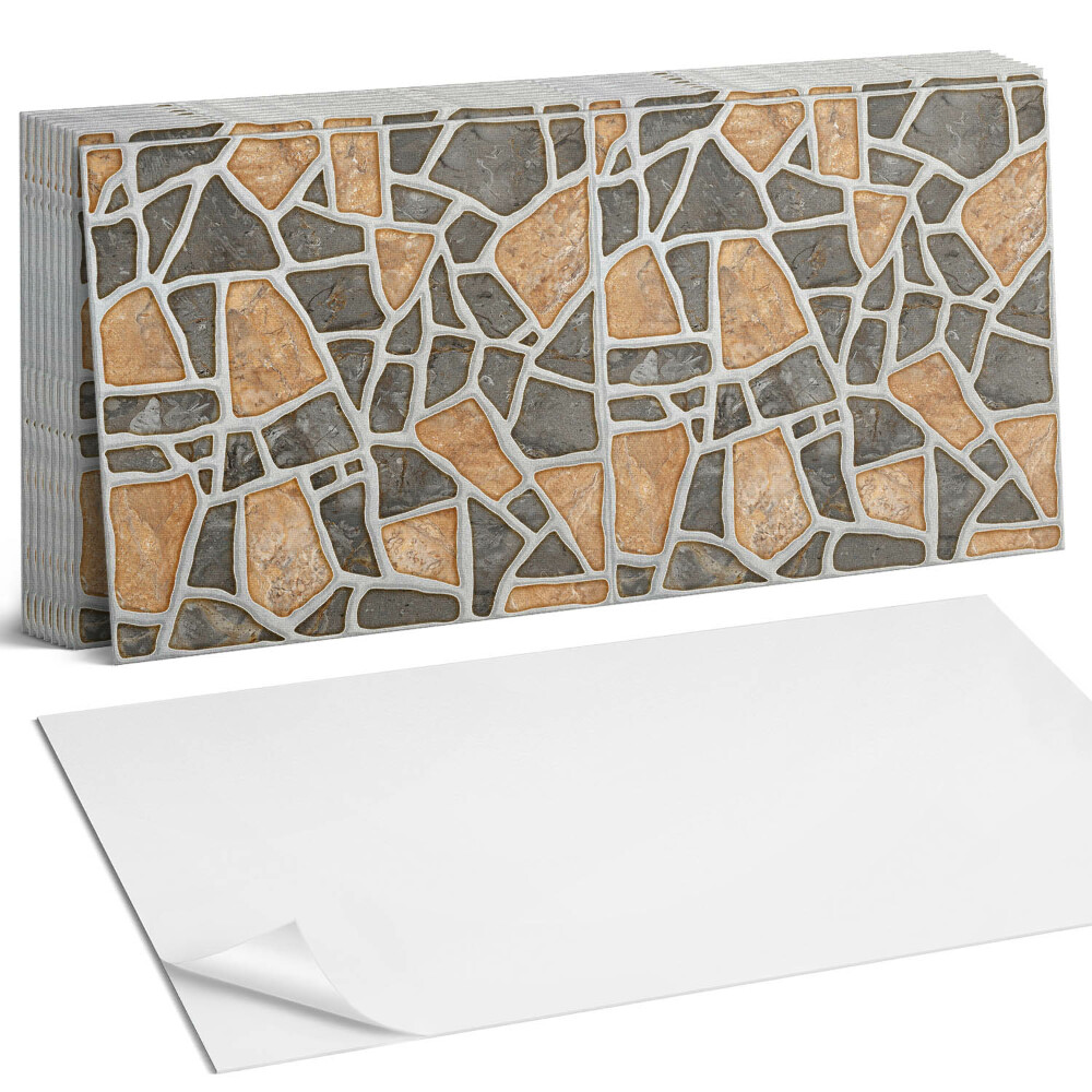 Dekorpanel falra Kő mozaik minta