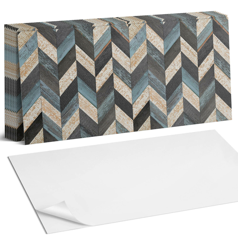 Falpanel Cikcakk minta fával