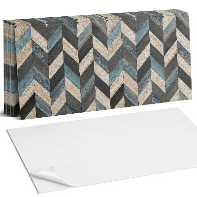 Falpanel Cikcakk minta fával