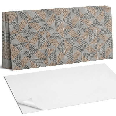 Dekorpanel falra Geometrikus háromszög minta