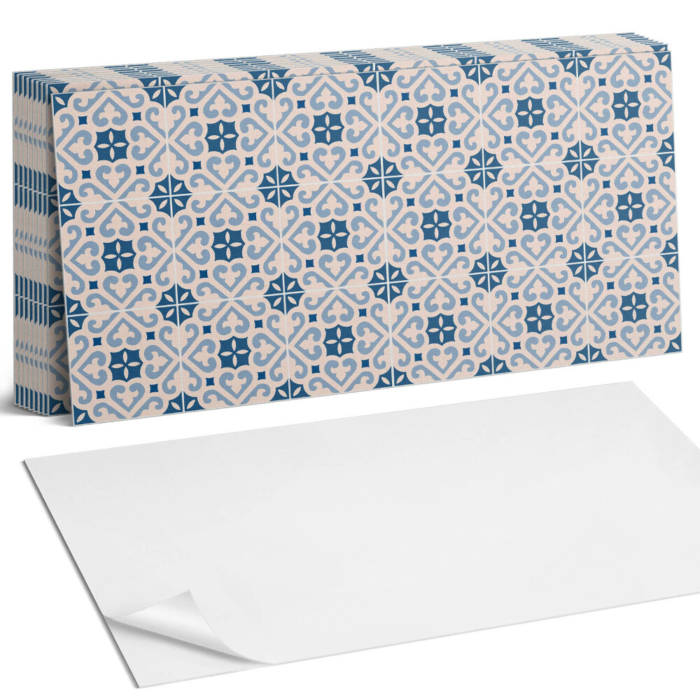 Dekorpanel falra Minta díszekkel a csempéken