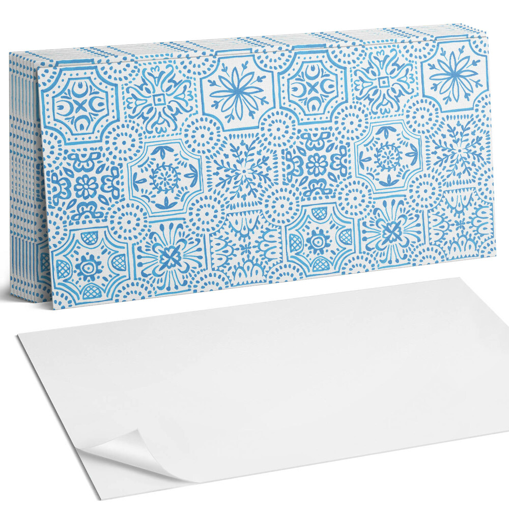 Dekorpanel falra Kockás kerámia minták