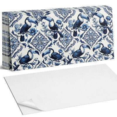 Falpanel Tukán dekoratív csempéken