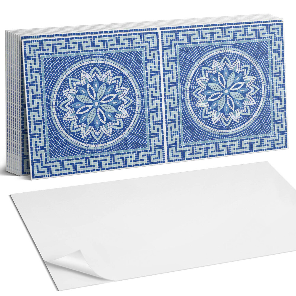 Pvc falburkolat Mozaik virágmintás design