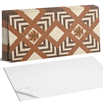 Falpanel Geometrikus motívumokkal díszített minta