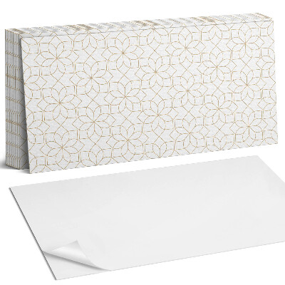 Öntapadó falburkolat Geometrikus virágmintás