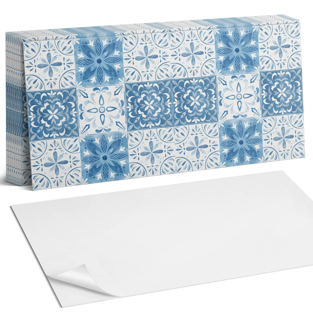 Pvc falburkolat Virágmintás csempékben