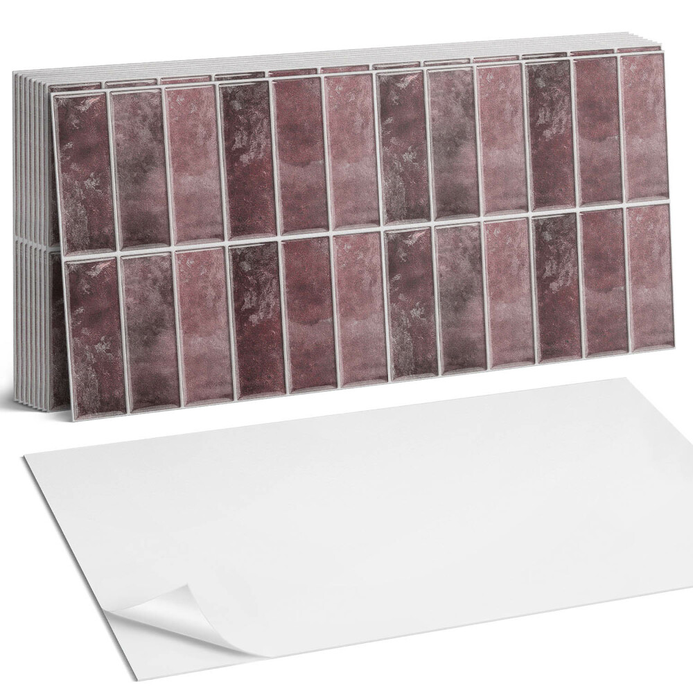 Dekorpanel falra Függőleges csíkok egy mozaikban