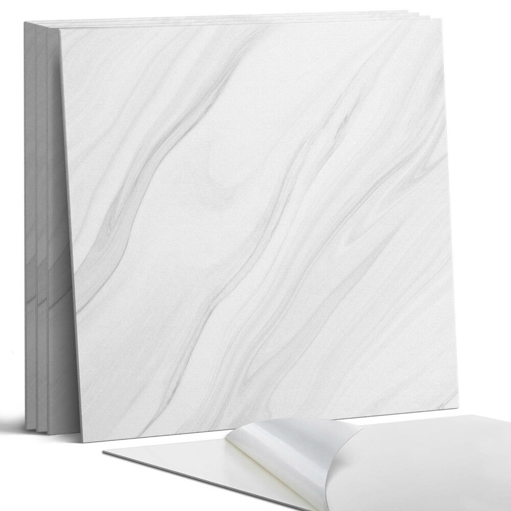 Falpanel négyzet Márványminta hullámokkal