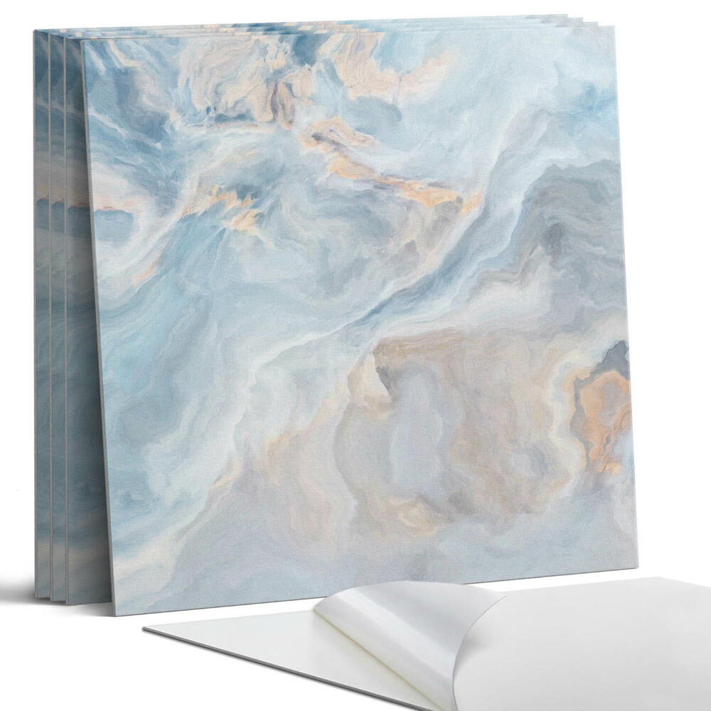 Pvc falburkolat négyzet Absztrakt minta hullámokkal