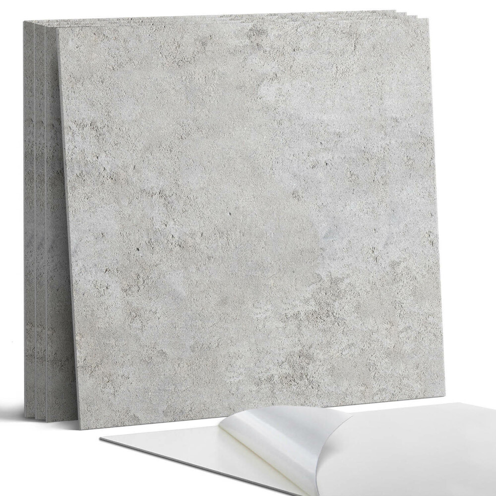 Öntapadó falburkolat négyzet Nyers beton textúra