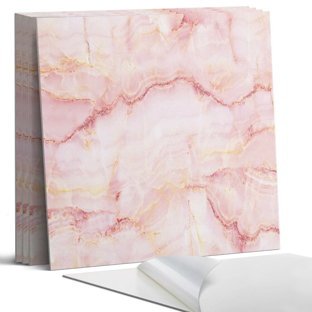 Falpanel négyzet Márványminta hullámokkal